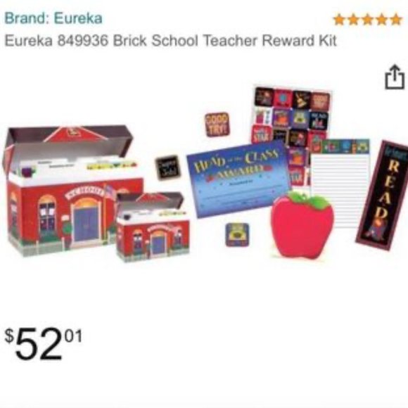 Brand New Teacher's Eureka Box of Awards, Incentives, Rewards - Picture 4 of 5